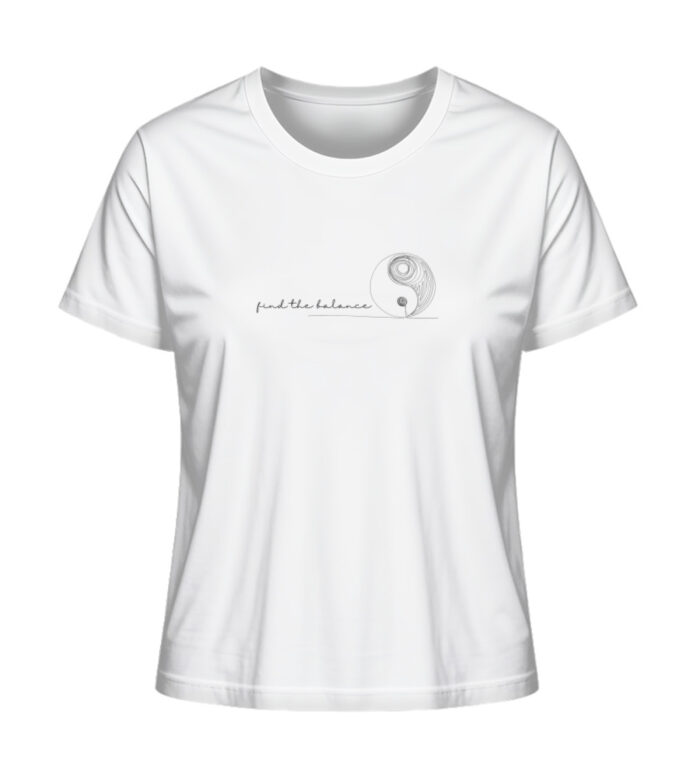 Yin Yang T-Shirt - 100% Bio - Damen Premium Organic T-Shirt 2.0 ST/ST-3